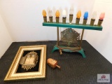 Menorah and other Jewish items