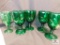 Green goblets