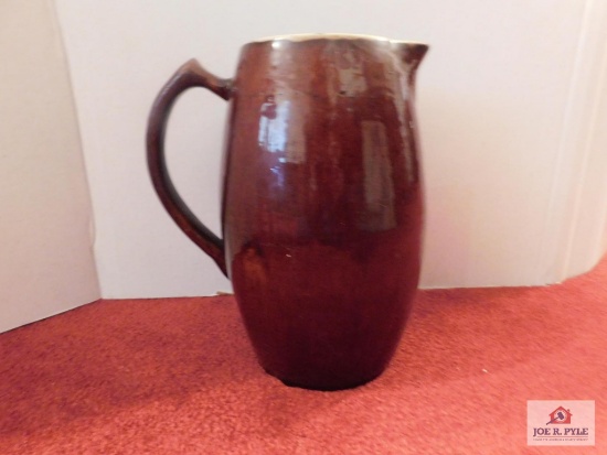 Stoneware buttermilk pitcher
