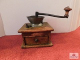 Antique coffee grinder