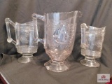 Vintage water pitchers