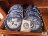 Royal Copenhagen china collectable plates 1969-85