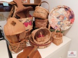 Baskets and shelves