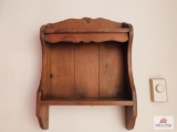 Small wooden shelf