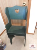 Painted child's chair