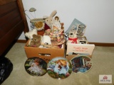 Dolls, bears, collectable plates, decorative items