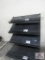 3 tier shelf approx. 48 inches wide, 64 inches tall