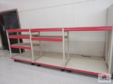 approx. 12 foot shelving w base