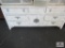 7 drawer white dresser