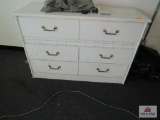 6 drawer white dresser