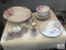 Noritake Azalea: condiment set, 2 set s & p's, serving bowl, 4 small plates, Mayo bowl, shaker, hot