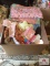 Large box vintage to modern doll clothes