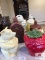 Lot of 6 vintage cookie jars