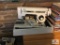 Alco portable sewing machine, and lot of 2 Sergers: Tiny Singer and Husky lock 440