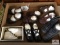 Lot antique baby shoes