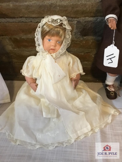 Antique Schoenhut baby doll 13"