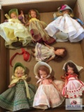 Lot of 16 bisque Nancy Ann Storybook dolls