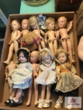 Lot 10 Madame Alexander Composition Little Betty dolls