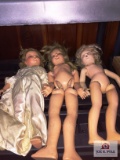 Lot of three composition Effanbee dolls