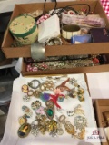 Lot of vintage to modern costume jewelry