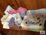 Lot of vintage table covers