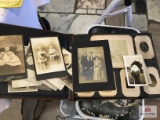 Antique cabinet card photo albumen
