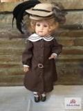 Antique Schoenhut doll with open/close eyes 23