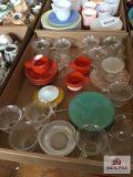 Lot vintage glass child's dishes