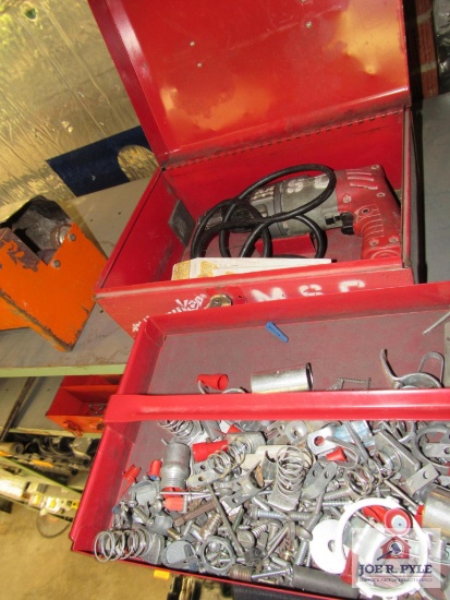 Milwaukee electric drill in red case