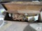 Vintage Wooden Toolbox with Contents