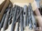 flat of misc. drill bits