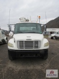 2005 freightliner business class M2/6 speed manual transmission/55 ft. platform height on the bucket