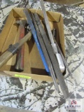 flat of misc. tools