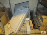lot of electrical boxes and electrical items