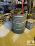 barrel of misc. scrap metal