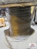 partial roll of aluminum wire