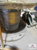 partial roll of aluminum wire