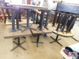 8 Tables w/extra tops & legs