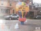 Blow up advertising balloon with letters