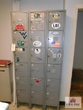 18 unit steel lockers