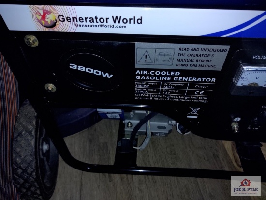 new 3800 watt generator