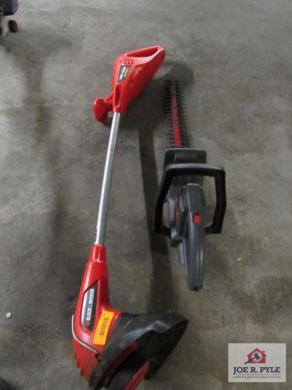 Black and decker weed eater & hedge trimmer