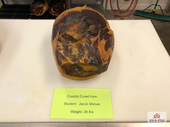 Country Cured Ham (26lbs) | Student: Jacob Shriver