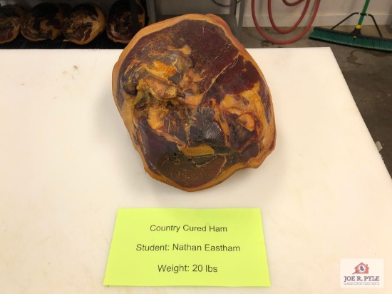 Country Cured Ham (20lbs) | Student: Nathan Eastham