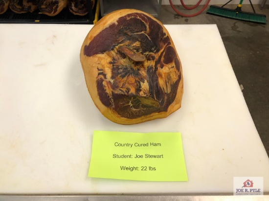 Country Cured Ham (22lbs) | Student: Joe Stewart
