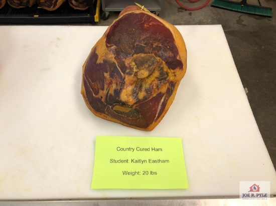 Country Cured Ham (20lbs) | Student: Kaitlyn Eastham
