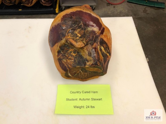 Country Cured Ham (24lbs) | Student: Autumn Stewart