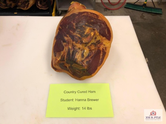 Country Cured Ham (14lbs) | Student: Hanna Brewer