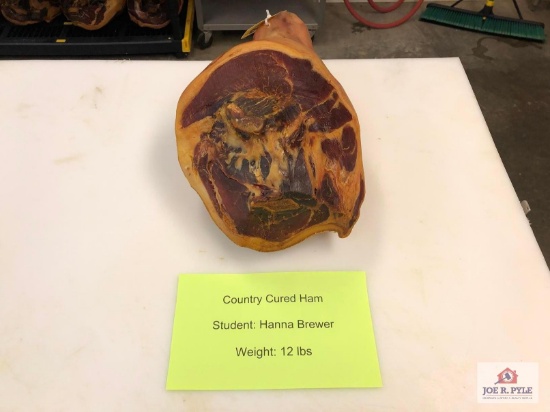 Country Cured Ham (12lbs) | Student: Hanna Brewer