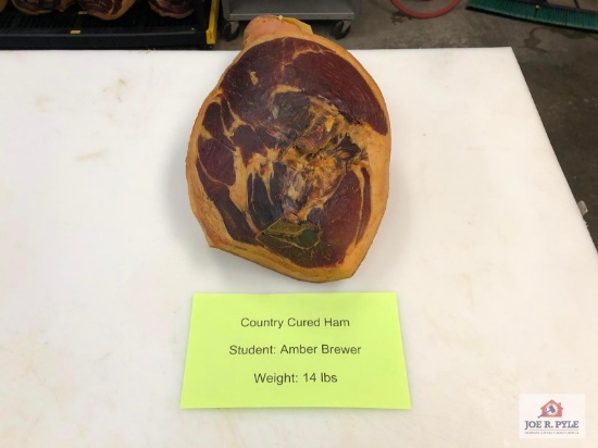 Country Cured Ham (14lbs) | Student: Amber Brewer